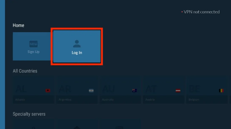 login to vpn